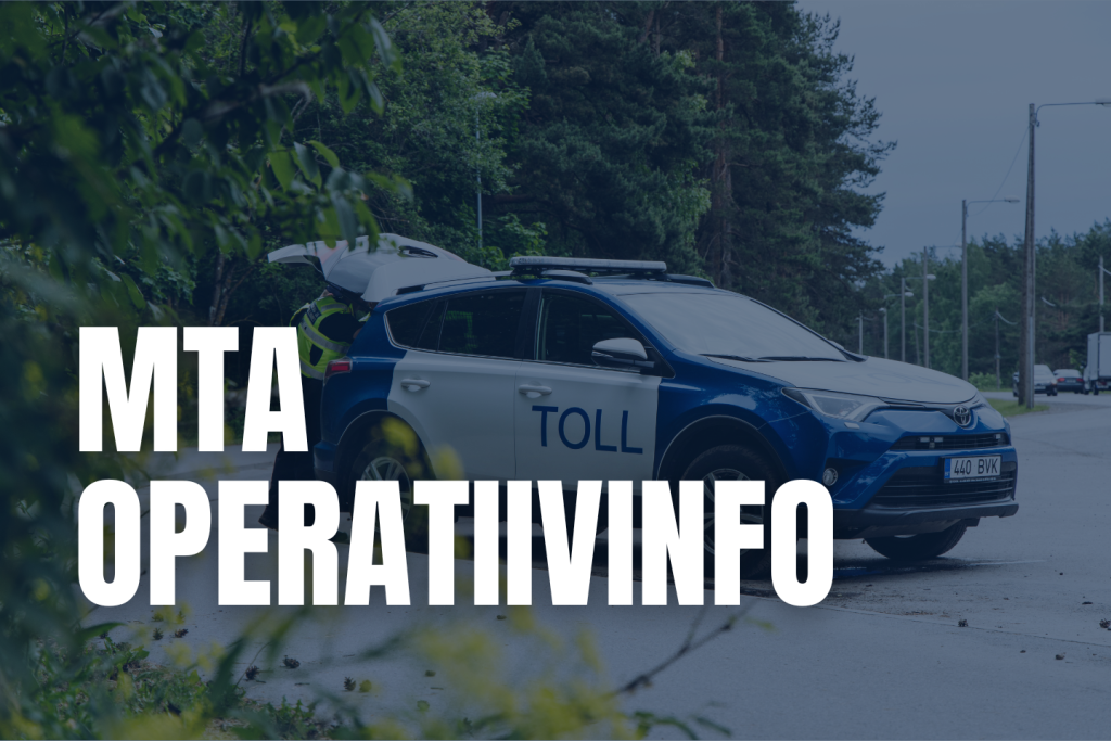MTA operatiivinfo ülevaade